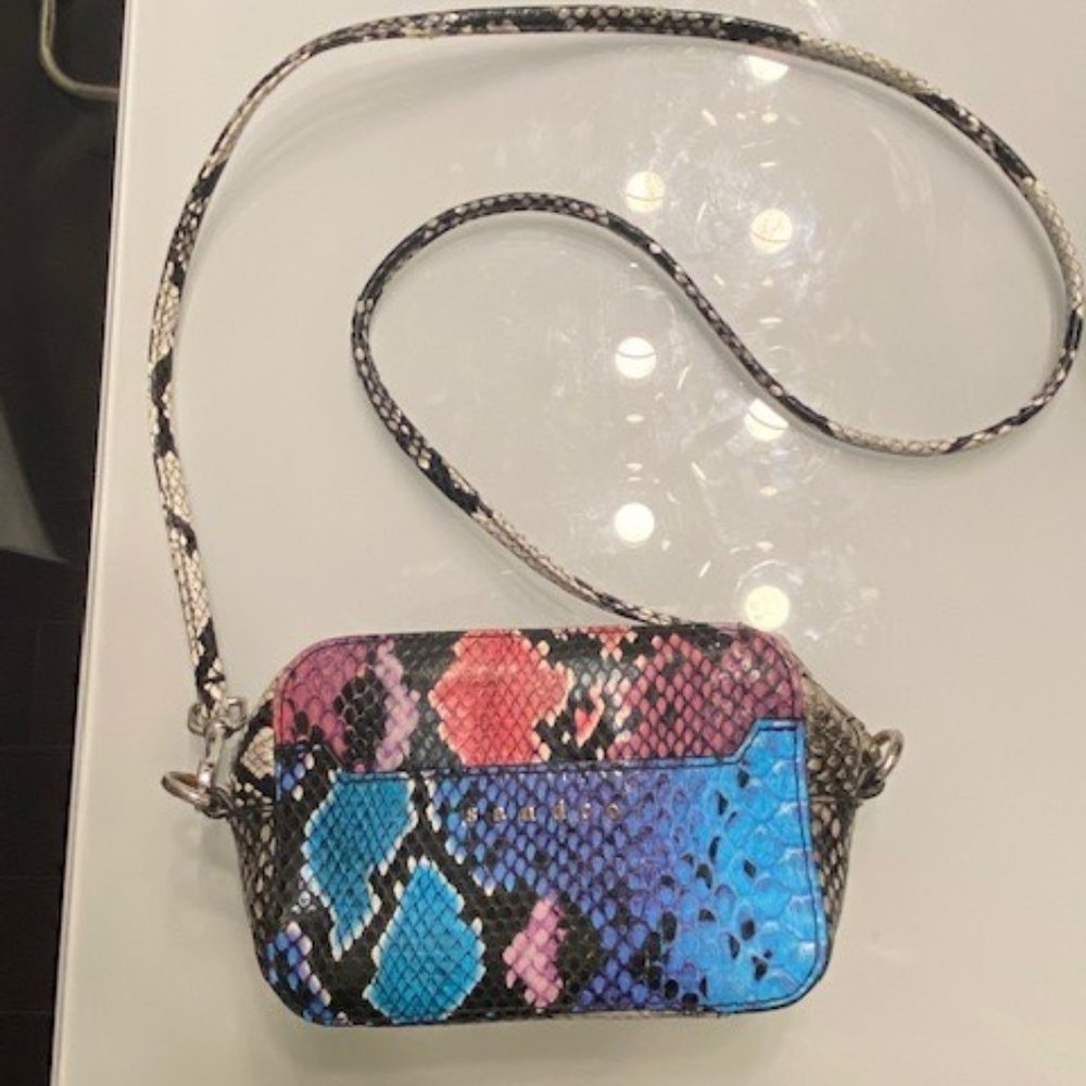 Sandro Rare Snake multicolor crossbody small bag